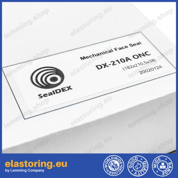 Face seal SealDEX DX-210A ONC [182x210,5x38]